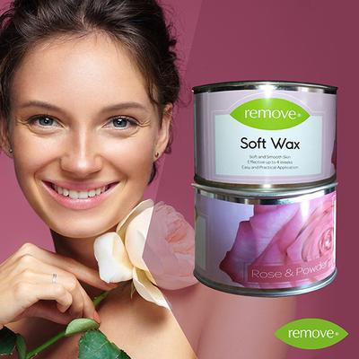 Remove Soft Wax - Rose & Powder 400 ml - Shaving & Hair Removal