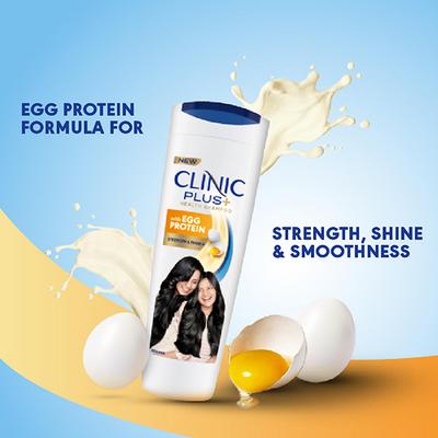 CLINIC PLUS Strength & Shine, with Egg Protein, Shampoo, for Strong & Shiny Hair 175 ml - Shampoos
