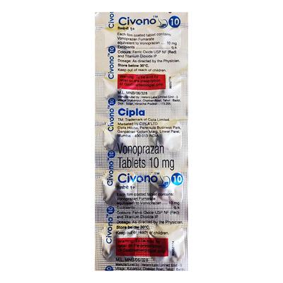 CIVONO 10 Tablet 10's - H.Pylori Infection