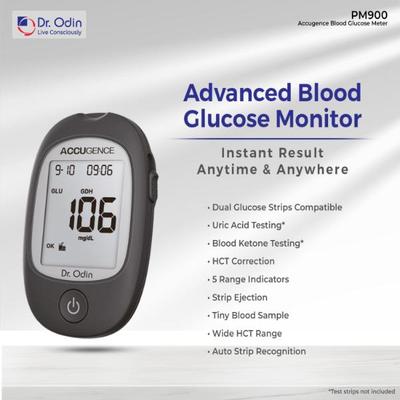 Dr. Odin Accugence Multi Monitoring System (PM 900) Black (Meter Only) 1's - Blood Glucose Monitors/Strips