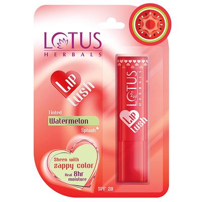 Lotus Herbals Lip Lush Watermelon Splash Spf 20 4 Gm - Face Sunscreen