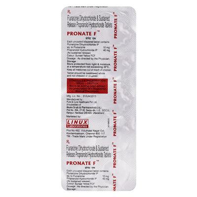 Pronate F Tablet 10'S - Hypertension-Bet