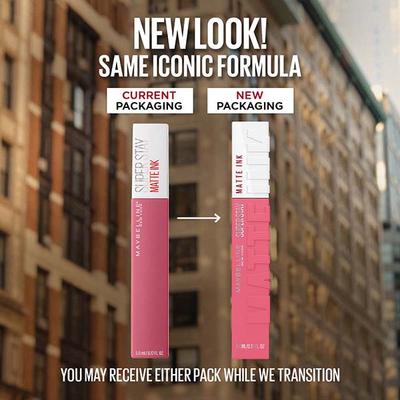 Maybelline New York Super Stay Matte Ink Liquid Lipcolor, 125 Inspirer 5ml - Lipsticks