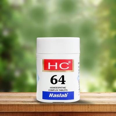 Haslab HC 64 (Homeopathic Complex) Tablet 450 g - Homeopathic Complex Tablet
