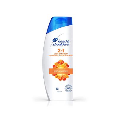 Head and Shoulders 2-In-1 Anti-Hairfall Anti-Dandruff Shampoo + Conditioner 180 ml - Shampoos