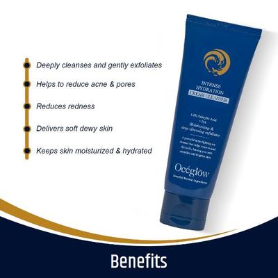 Oceglow Intense Hydration Face Wash For Women, Provide Deep Cleanses & Prevent Acne for All Skin Types 75 ml - Face Wash & Cleansers