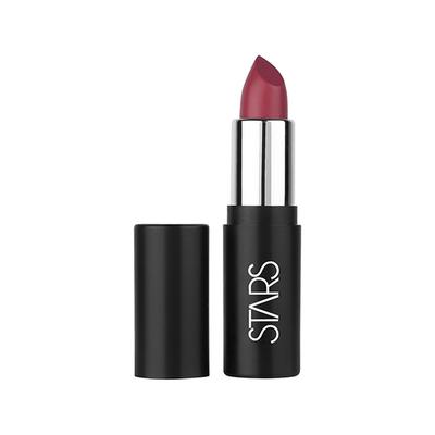 Star's Cosmetics Lush Lips Lipstick Light Weight, Long Lasting, Matte Finish (No.4 Burnt Rose) 4.2 gm - Lipsticks