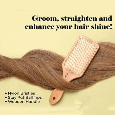 Babila Paddle Hair Brush (With Cleaning Comb) 1's (N) - Hair Brushes