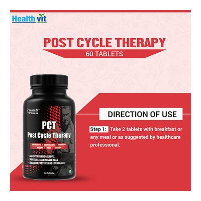Healthvit PCT Post Cycle Therapy Tablet 60's - Bcaa Supplements