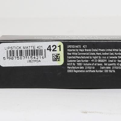 Inglot Lipstick Matte 421 4.5 gm - Lipsticks