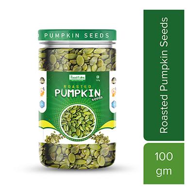 The Food Folks Roasted Pumpkin Seeds 100 gm - Nutritional Bars