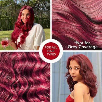 Paradyes Semi-Permanent Cherry Coke Glossy Hair Tint, Enriched with Herbal Extracts, 6.6 True Red 160 gm - Crème