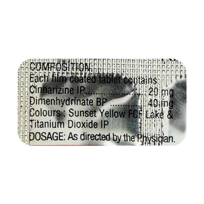 CINZAN PLUS Tablet 10's - Vertigo-Ant