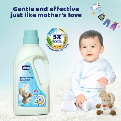 Chicco Sensitive 0M + Baby Laundry Detergent Fresh Spring 1000 ml - Baby Detergents