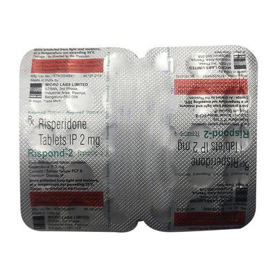 RISPOND 2 Tablet 15's - Anxiety-Anx