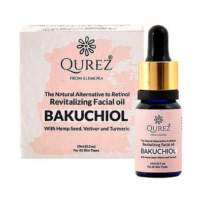 Qurez BakuchiolRevitalizing Facial Oil With Hempseed Vetiver And Turmeric 30 ml - Face Oils