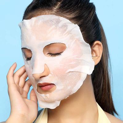 Myglamm Popxo Sundowner Super Soothing Chamomile Sheet Mask Clams & Moisturises Irritated Skin With Niacinamide, Hyaluronic Acid, Rice Water, Calendula 25ML - Sheet Masks