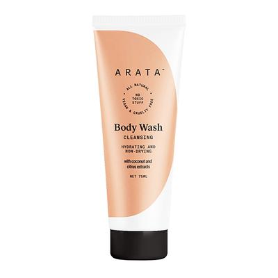 Arata Natural Hydrating & Non-Drying Body Wash With Coconut & Citrus Extracts 75 ml - Shower Gels & Body Wash
