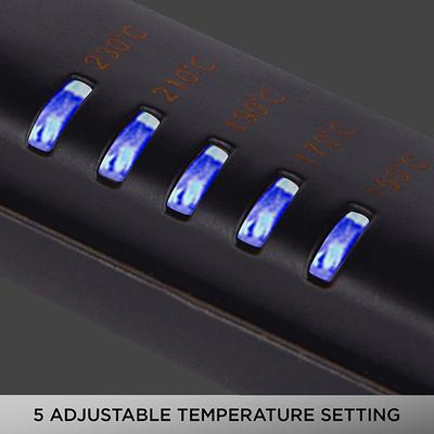 Vega Pro Ease Hair Straightener with Temperature and Wide Ceramic Coated Plates (VHSH-26) Black 1's - Straighteners