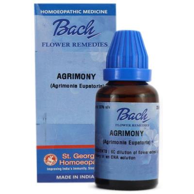 St. George's Bach Flower Agrimony 6 CH 30 ml - Bach Flower