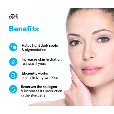 Love Earth Hyaluronic Acid Serum With Organic Aloe Vera & Essential Oils 30 ml - Face Moisturizers