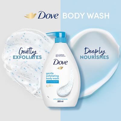Dove Gentle Exfoliating Beads Body Wash 24h Moisturised Skin 800ml - Shower Gels & Body Wash