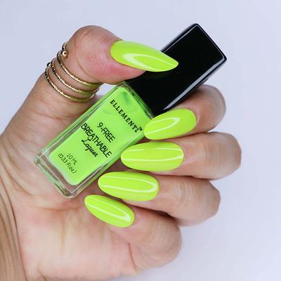 Ellement Co. Vegan Nail Lacquer - Green Apple Soda, 10ml - Nail Polish