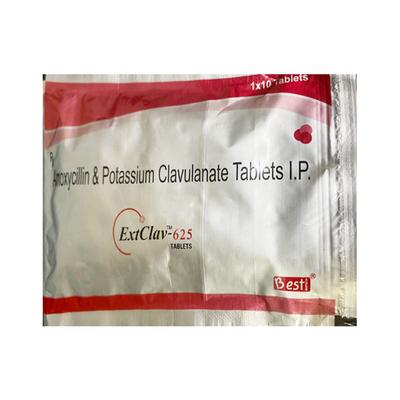 EXTCLAV 625 Tablet 10's - Bacterial Infections-Pen