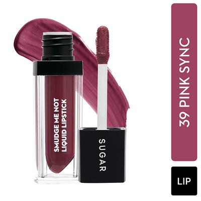 SUGAR Cosmetics Smudge Me Not Liquid Lipstick - 39 Pink Sync (Rosy Magenta) 4.5 ml - Liquid Lipsticks