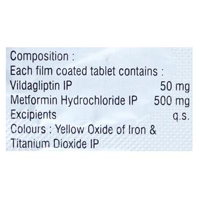 VIL GM 500mg Tablet 10's - Diabetes-Ant