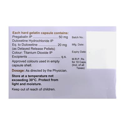 NOVA D 50 Capsule 10's - Neuropathic Pain-Dru