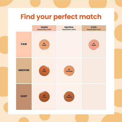 Foxtale Perfect Match Tinted Fluid Susncreen (Caramel) 50 ml - Body Sunscreen