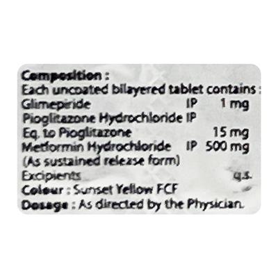 DAILYMET GP 1 Tablet 10's - Diabetes-Ant