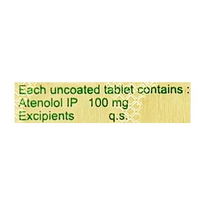 Aten 100mg Tablet 14'S - Hypertension-Bet