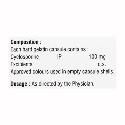 CYCLOPYURIN 100 Capsule 10's - Auto Immune Disease-Imm