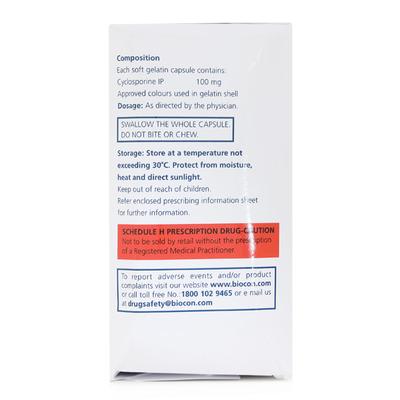 Cyclophil ME 100mg Capsule 5'S - Immune Suppression