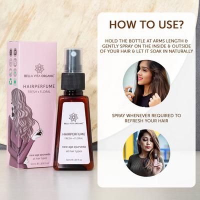 Bella Vita Organic Hair Perfume Mist Spray 50 ml - Hair Sprays & Mists