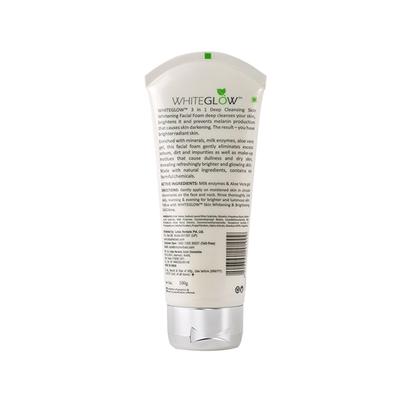 Lotus Herbals Whiteglow 3-in-1 Deep Cleansing Skin Whitening Facial Foam 100 gm - Face Wash & Cleansers