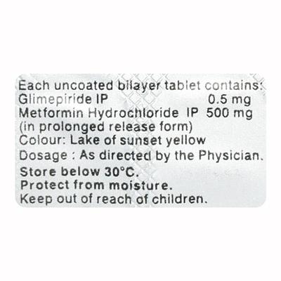 Gluconorm G 0.5mg Tablet 10'S - Diabetes-Ant