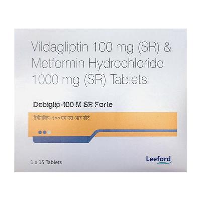 DEBIGLIP 100 M SR FORTE Tablet 15's - Diabetes-Ant
