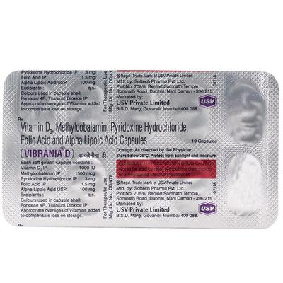 Vibrania D Capsule 10'S - Supplements-Vam