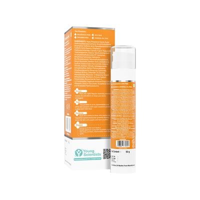 The Derma Co. 1 Percent Hyaluronic Sunscreen Aqua Gel For Broad Spectrum & Blue Light Protection SPF 50 PA++++ 50gm - Face Sunscreen