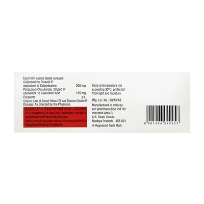 Cepodem XP 325mg Tablet 10'S - Bacterial Infections-Cep