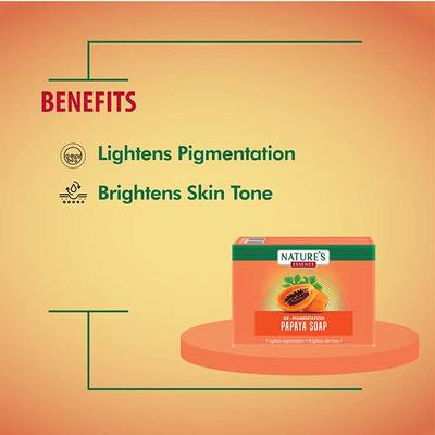 Nature's Essence De-Pigmentation Papaya Soap For Bath 3's - Soaps