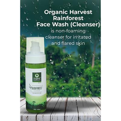 Organic Harvest Activ Rainforest Face Cleanser 100 ml - Face Wash & Cleansers