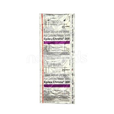 Epilex Chrono 300mg Tablet 10'S - Epilepsy/Convulsion-Ant