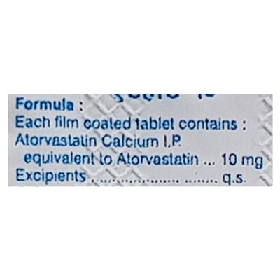 Atheart 10mg Tablet 10'S - High Cholesterol-Dys