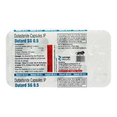 DUTARD SG Softgel Capsule 10's - Bladder And Prostate Disorders-Dru