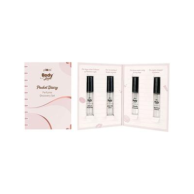 Plum BodyLovin' Pocket Diary Perfume Discovery Set 3 ml Each 4's - Women Perfumes (Edt/Edp)