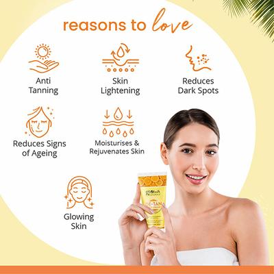 Globus Naturals Glow and Go Body Care Combo Daily Moisturizing Lotion and Detan Cream 200 gm - Creams, Lotions & Oils